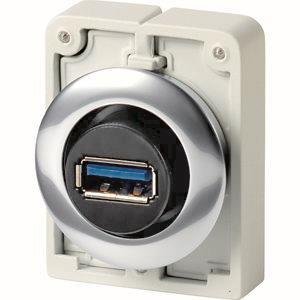 EATON M30C-FUSB Einbaubuchse Flat 187082 