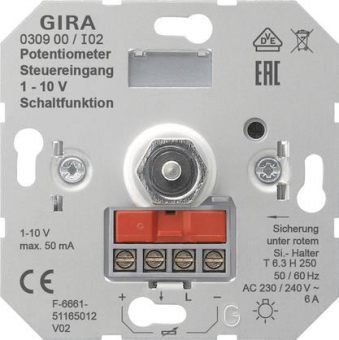 GIRA 030900 Potentiometer Steuer 1-10V 