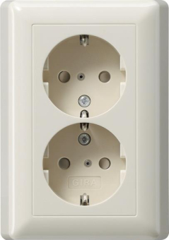 GIRA 078301 SCHUKO-Doppelsteckdose SH+ 