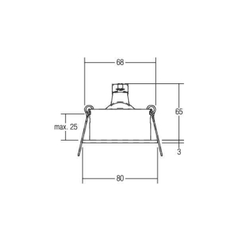 BRUM NV-Einbaustrahler           0063.60 