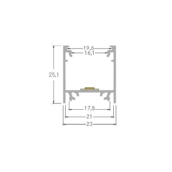 Brumberg LED-Alu-Profil L2000   53603070 