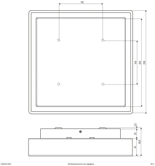 EVN LED Anbauleuchte         DAQ54141502 