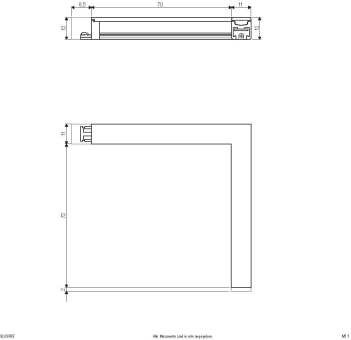 EVN LED Anbauleuchte alu Ecke    SLVSR02 