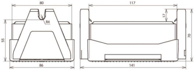 DEHN Dachleitungshalter Typ FB2   253060 