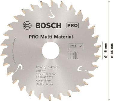 Bosch 2608837752 CSB      KREISSÄGEBLATT 