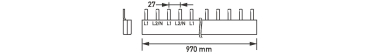 Doepke         Sammelschiene 2-pol. 2x35 