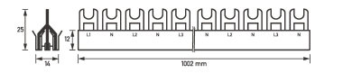 Doepke Phasenschiene    GM.3.54.130/16/N 