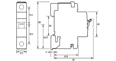 DOEP Automat B16     DLS 6HSL B16-1 6 KA 