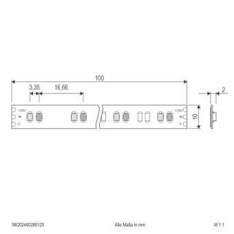 EVN LED-Strip -IP20 -     SB202460280125 