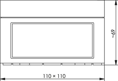 TEGA Aufputz Gehäuse IP66    H02050A0097 