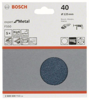 Bosch 5Schleifblatt F550      2608608Y12 