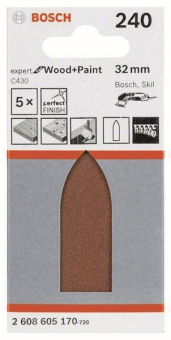 Bosch 5Schleifblatt C430 32mm 2608605170 