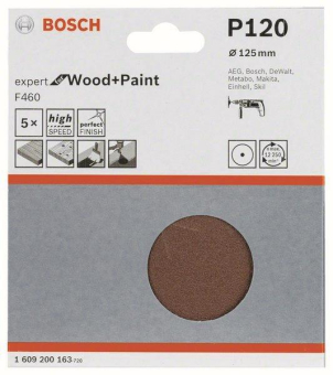 Bosch 5Schleifblatt Papier    1609200163 