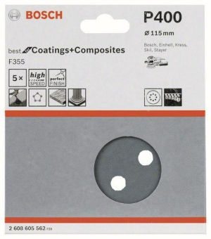 Bosch 5Schleifblatt F355      2608605562 