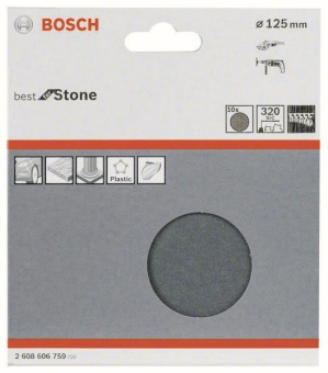 Bosch 10Schleifblatt Papier   2608606759 