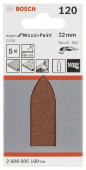 Bosch 5Schleifblatt C430 32mm 2608605169 