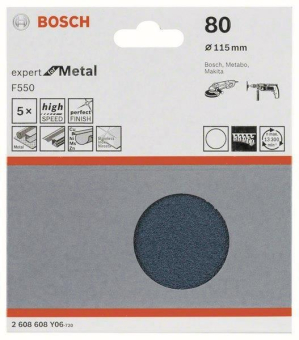 Bosch 5Schleifblatt F550      2608608Y06 