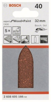 Bosch 5Schleifblatt C430 32mm 2608605166 