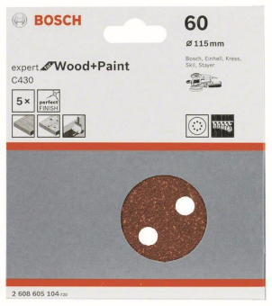 Bosch 5Schleifblatt C430      2608605104 