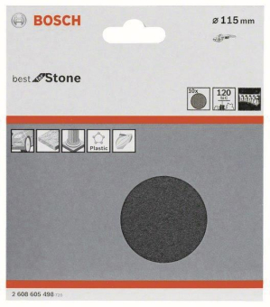 Bosch 10Schleifblatt Papier   2608605498 