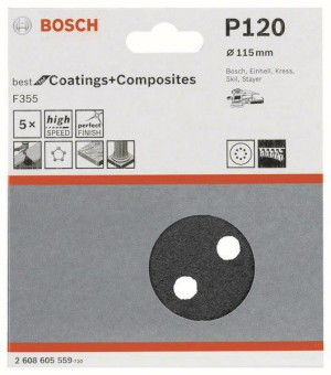 Bosch 5Schleifblatt F355      2608605559 
