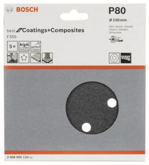 Bosch 5Schleifblatt F355      2608605124 