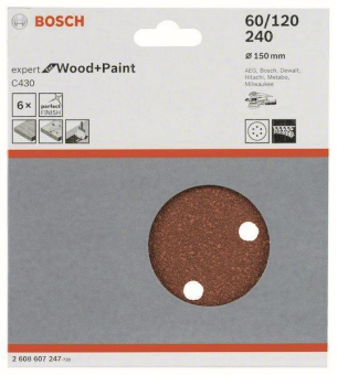 Bosch 6Schleifblatt C430      2608607247 