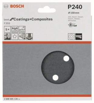 Bosch 5Schleifblatt F355      2608605128 