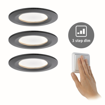 Paulmann EBL Nova Coin 3-stepdim   94474 