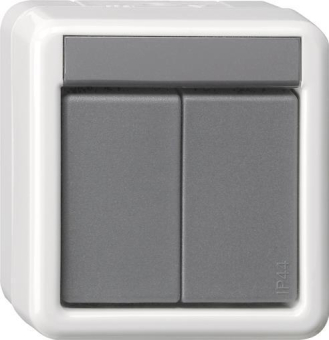 GIRA 516230 Taster-BA 2fach 2-Punkt KNX 