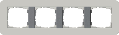 GIRA 0214422 Abdeckrahmen 4fach E3 