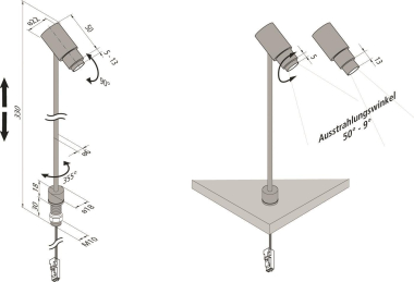 Hera Drehbarer LED Spot      20202990102 