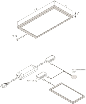 Hera 3er Set LED             61057420282 