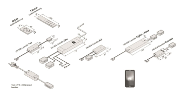 Hera 24V RGB-Controller Funk 61500050545 