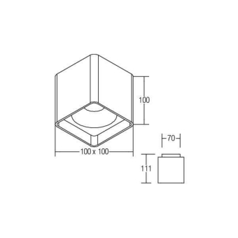BRUM LED-Anbaudownlight weiß   12040173 