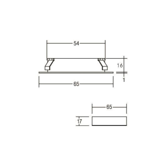 BRUM LED Ein-o. Aufbauspot weiß 12078073 