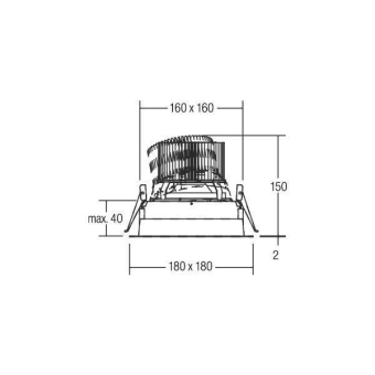 BRUM LED-Einbaurichtstrahler    88681173 