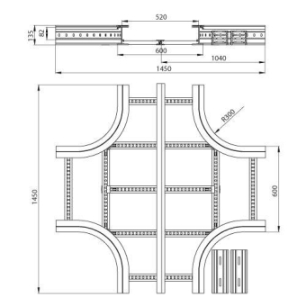 Kreuzung halogenfrei grau 135x600 R300 U 