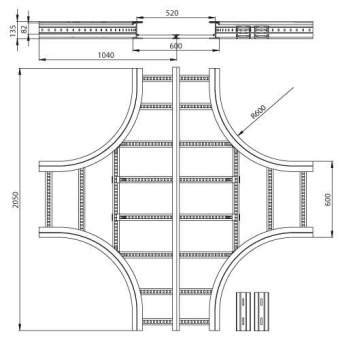 Kreuzung halogenfrei grau 135x600 R600 U 