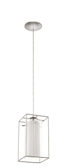 EGLO Hängeleuchte/1 Chrom/Klar-    94377 