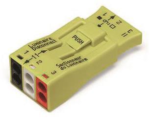 WAGO 873-903 Leuchtensteckverbinder, 