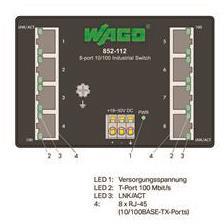 WAGO 852-112 Industrial-ECO-Switch,8 