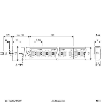 EVN LEDStrip IP68 20W/m LSTRSB6824902801 