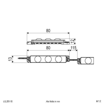 LED-Modul, 3 LED s 12V/DC      LCL301 10 