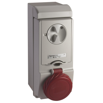 Schneider Wandsteckdose verriegelt 83186 