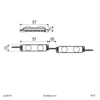 EVN LED-Modul, 2 LED s 12V/DC LCL 201 10 