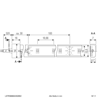 EVN LEDStrip IP68       LSTRSB6824302802 
