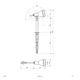 EVN Alu-Spot 230V m.Erdspieß    LB541511 