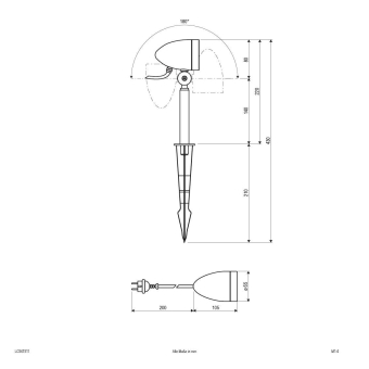 EVN Gartenspot mit Erdspieß     LC541511 