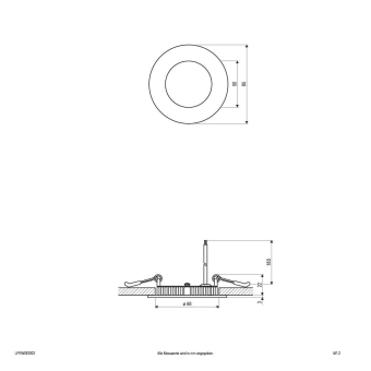 EVN LED-Einbau-Panel rund 5W  LPRW083502 